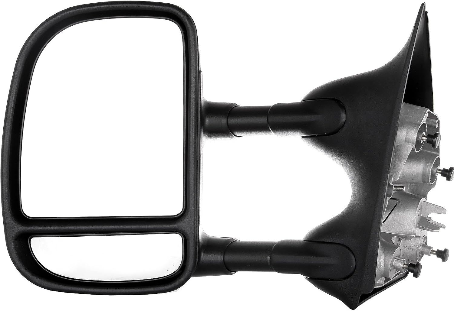 A Pair Towing Mirrors Fits 1999-2007 for Ford for F250 for F350 for F450 for F550 Super Duty Truck 2000-2005 for Ford Excursion, Manual Adjusted View Mirror