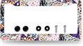 Abstract Art Flowers License Plate Frame Colorful Floral License Plate Holder by RNKATIH