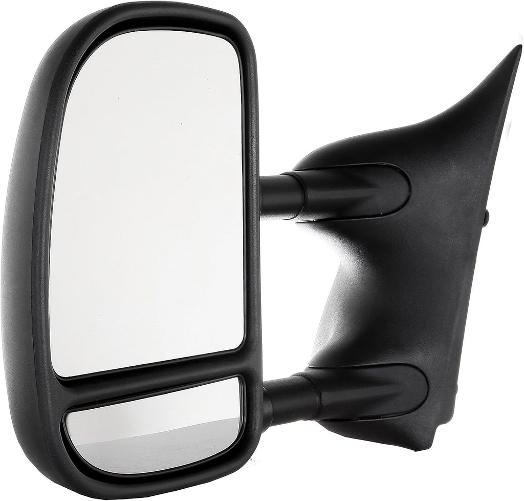 A Pair Towing Mirrors Fits 1999-2007 for Ford for F250 for F350 for F450 for F550 Super Duty Truck 2000-2005 for Ford Excursion, Manual Adjusted View Mirror