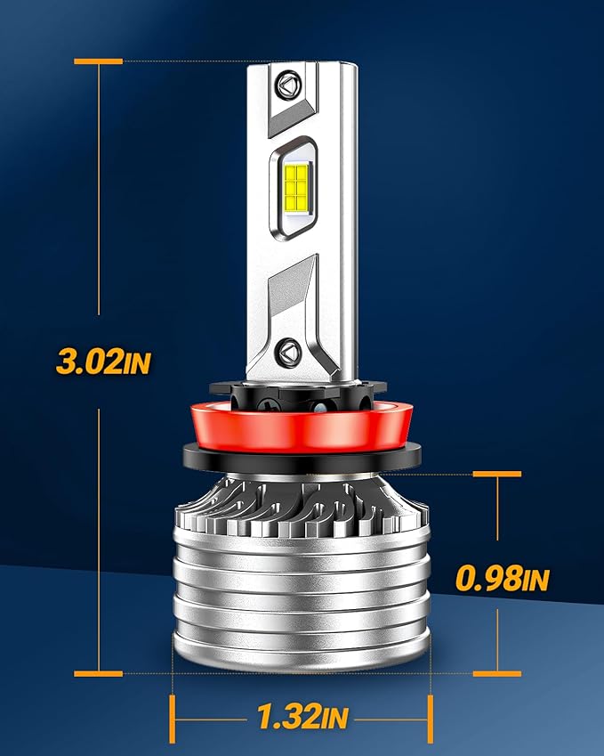 SEALIGHT H11/H9/H8 9005/HB3 Bulbs Combo or Fog, X4I 2024 88, 000LM Super Bright - Image 8