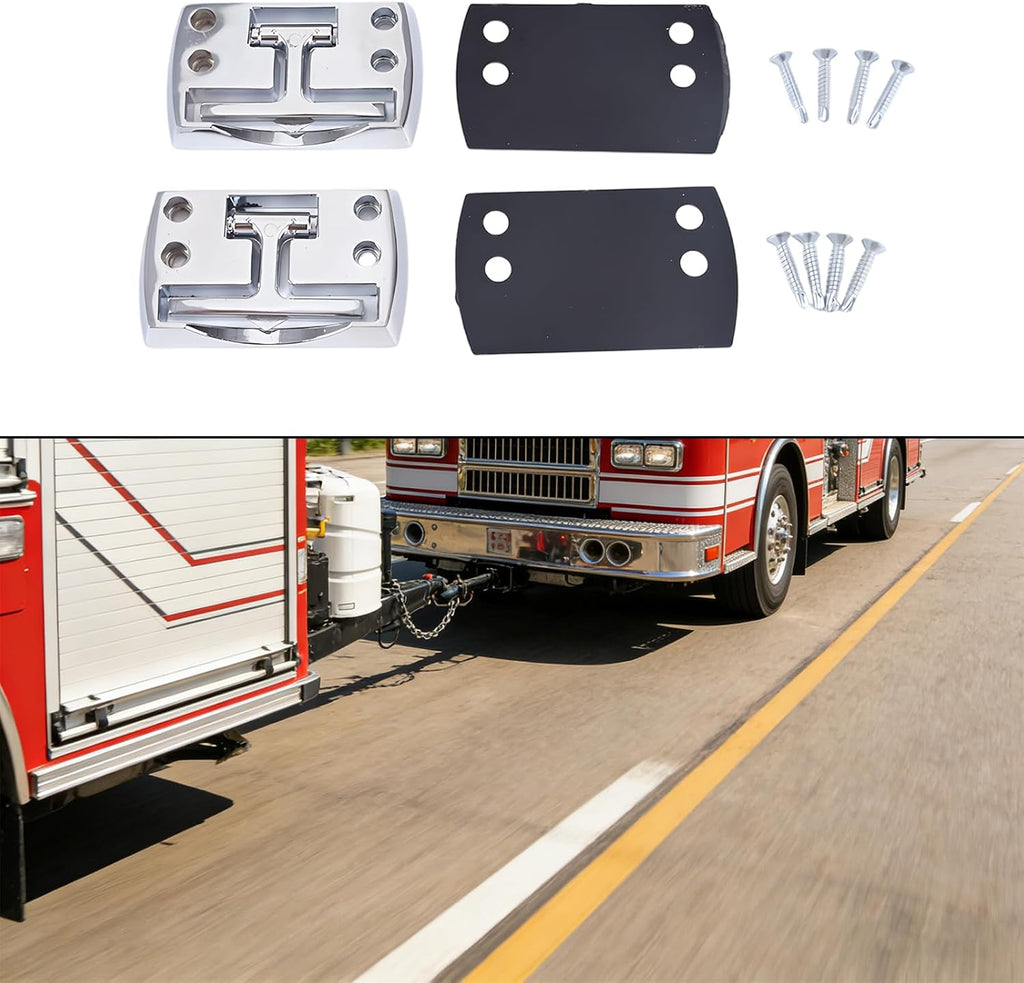 Pack By 2 Heavy Duty Folding Tow Hooks Made By High Strength Alloy for Rust Resistant in Towing Application