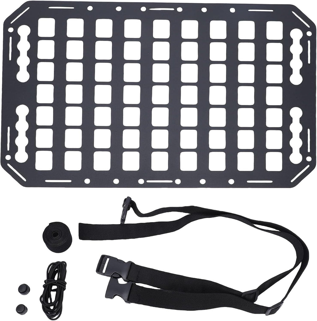 GOTOTOP Molle Panel, Aluminum Cargo Organizer with Versatile Storage, for SUV Truck RV Outdoor Gear