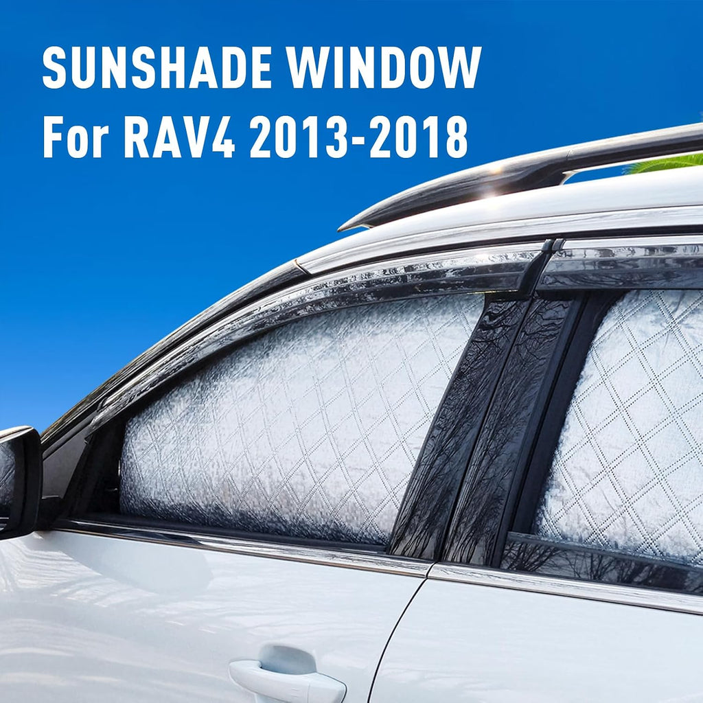 for RAV4 2013-2018 Car Window Sun Shade, Automobile Sunshade Covers for Front and Rear Windows