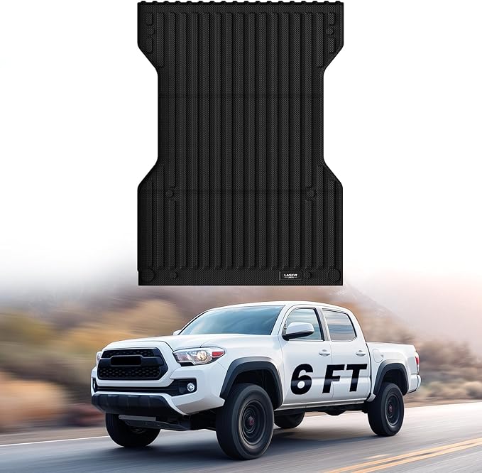 LASFIT Bed Mat for Toyota Tacoma 2023 2022 2021 2020 2019-2005 Truck Bed 6 ft by LASFIT