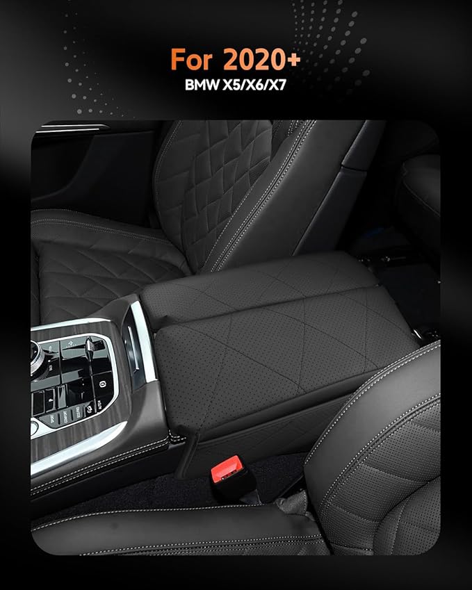 CDEFG for BMW X5/X6/X7 2020-2025 Center Console Cover Armrest Box Cover for X5 - Image 2