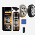 Wheel Cleaner, Cleaner Spray, Reduce Erosion, Wheel Maintenance Cleaner, Renovation, Remove Dirt, Dust, Oil Stains, Etc, on The Tire Surfaceprevents Aging and Cracking (1PCS)