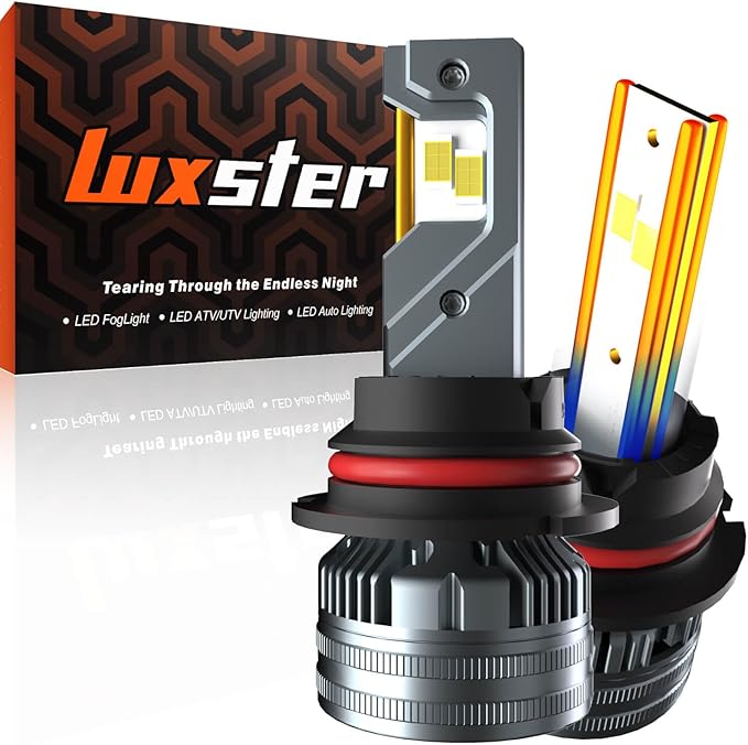 LUXSTER | Punisher 9007 HB5 LED Bulbs, 40000LM Ultra Bright, Triple Copper by Luxster