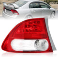 Boine Left Driver Side Tail Light Compatible With 2009 2010 2011 Honda Civic 4-Door Sedan Hybrid Rear Tail Lights Brake Lights 33551SNAA51 HO2818138 (Left Driver Side)