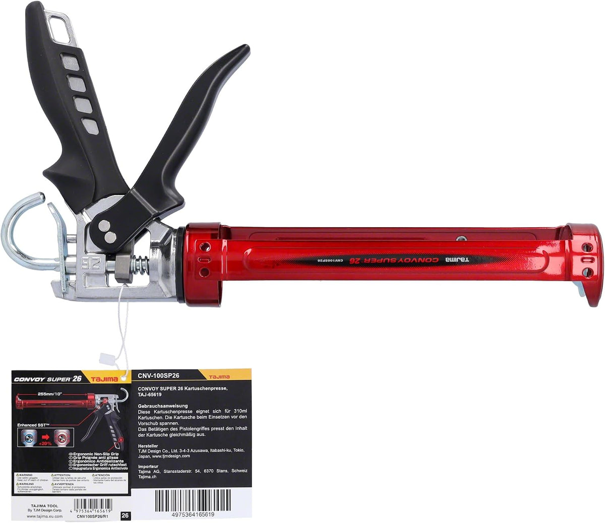 tajima convoy® super 261/10 gallon ultra-high thrust caulk, close-up detail