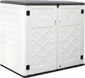 zzm large outdoor storage shed, 48 cu ft, main product view