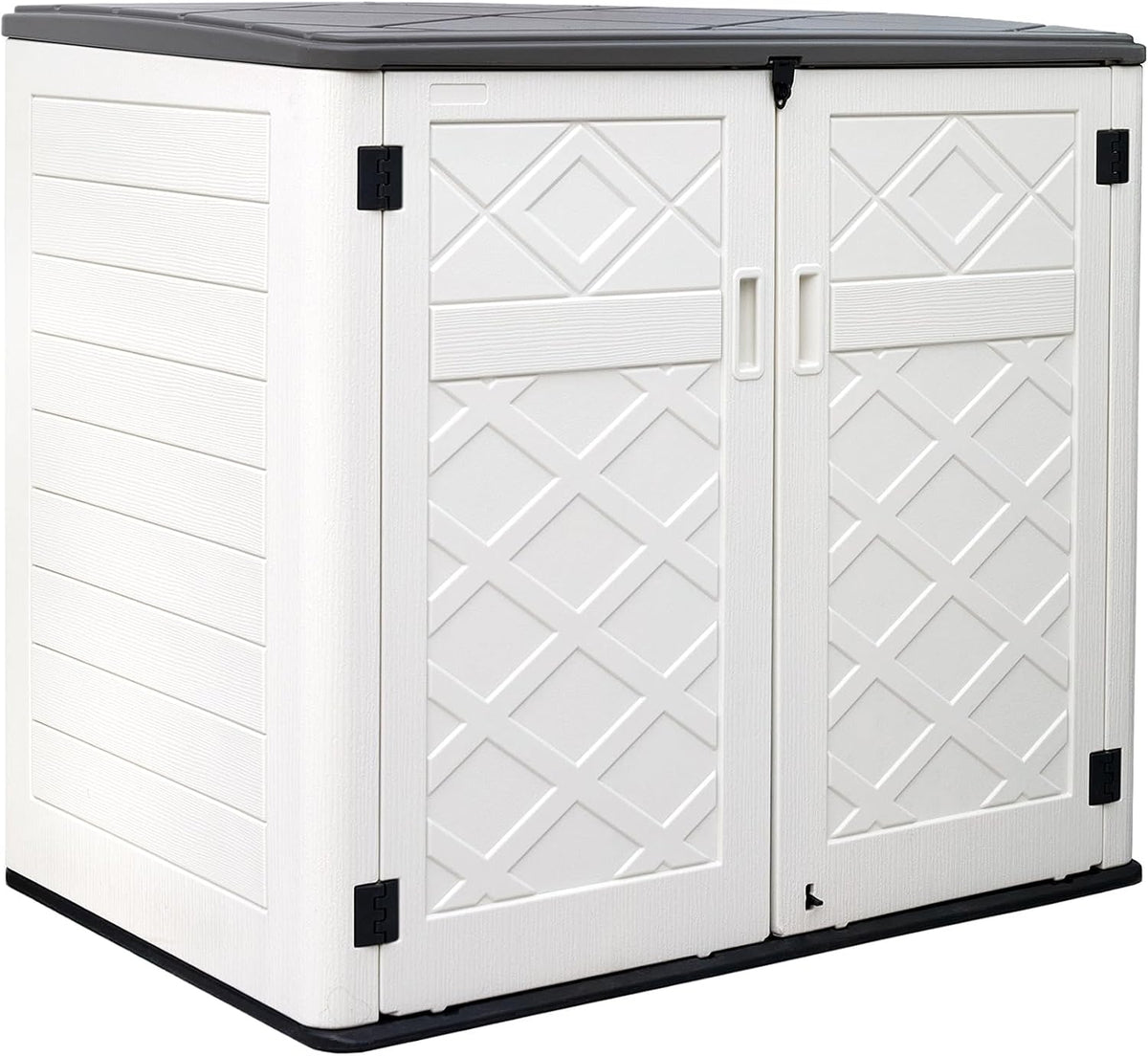 zzm large outdoor storage shed, 48 cu ft, main product view