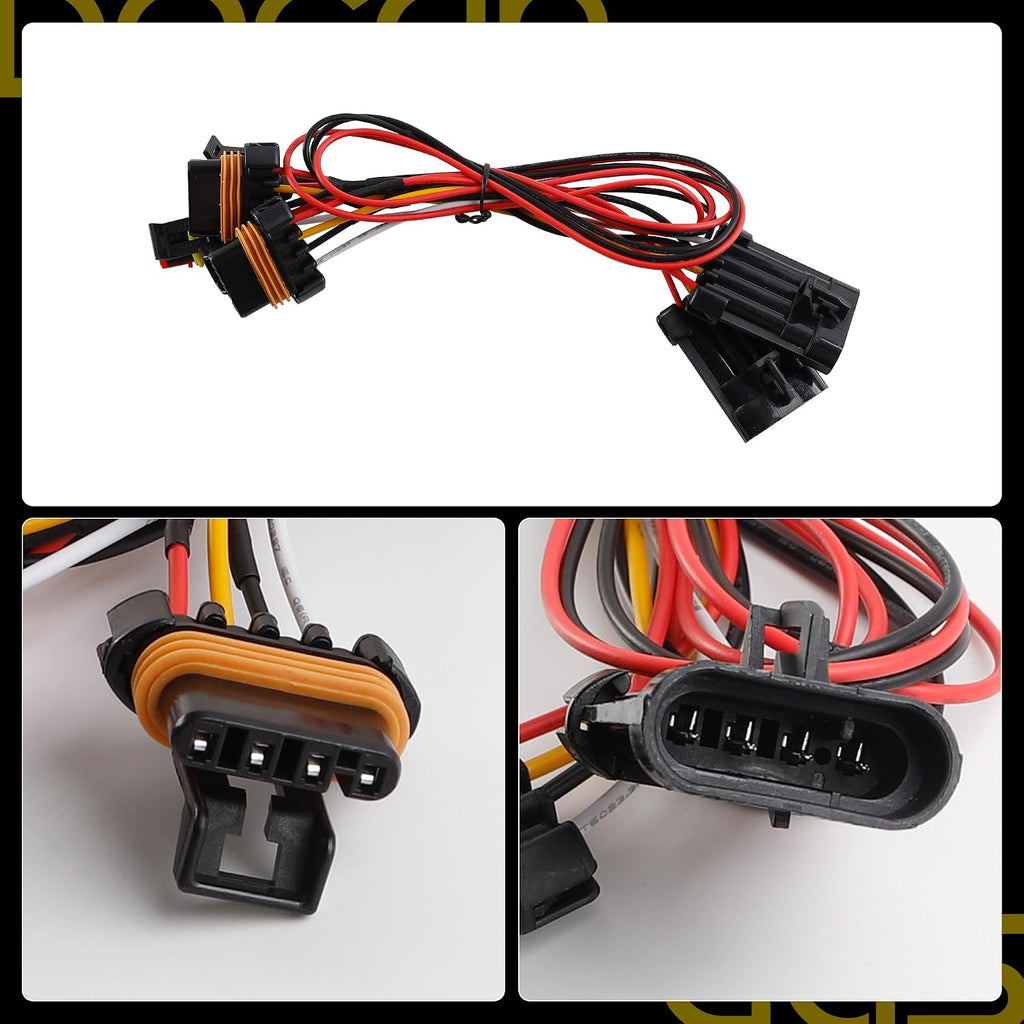 Dasbecan Front DRL LED Daytime Running Lights Compatible with 2020-2022 Kawasaki Teryx KRX 1000