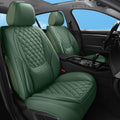 green car seat covers full set,5 seat leather, main product view