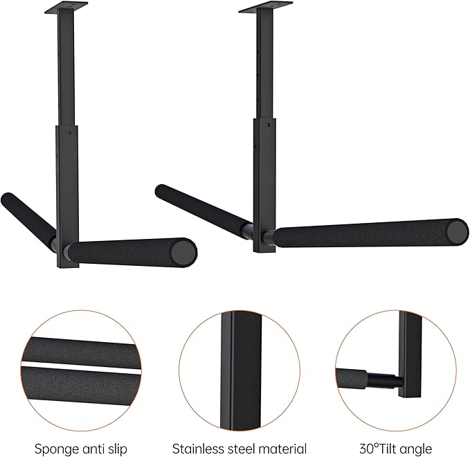 Double Kayak/Ladder Ceiling Storage Rack, Hi Port 2 Ladder Hanger Overhead - Image 6