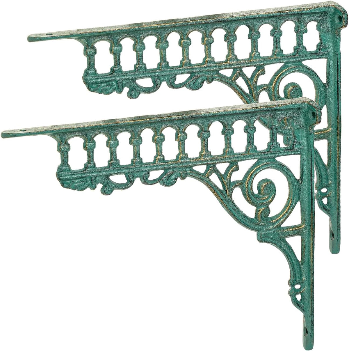 sungmor 10.6 inch cast iron brackets for shelves, main product view