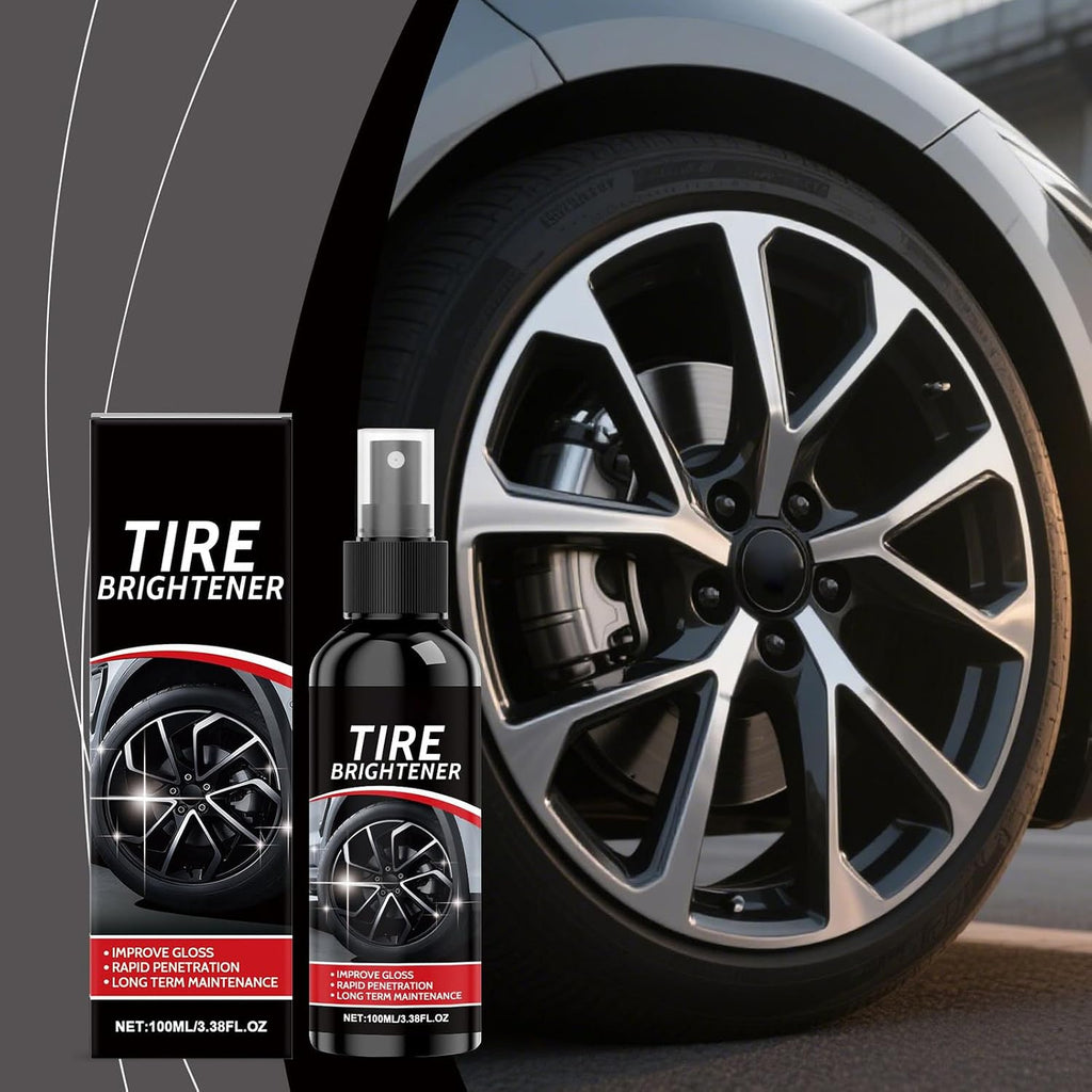 Wheel Shine | 100ml Tyre Dressing | Car Tire Shine Spray - for Protection Blackening Long-Lasting Bright Luster Looking Like New Motorcycle Rv