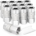 gasher 12pcs 3/8-inch female industrial coupler,1/4 basic flow, main product view