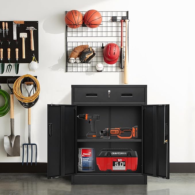 Metal Storage Cabinet, Locking Cabinet - Image 2