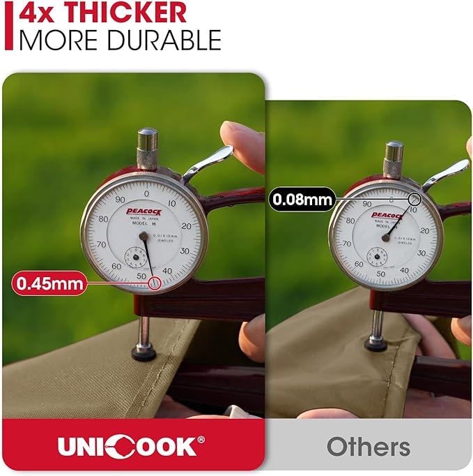 Unicook 50 Inch Grill Cover for Outdoor Grill, Gas BBQ Cover - Image 4