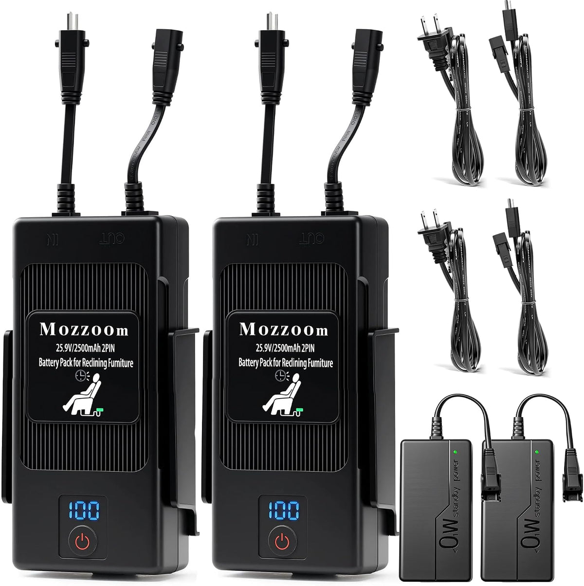 battery pack for reclining furniture,recliner battery packs fits, main product view