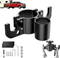 2026 NEW Aluminum Trailer Chain Holder, Heavy Duty Towing Chain Organizer with 7-Way RV Plug Holder Cover,Camper Trailer Towing Accessories-1PCS Set