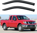Window Visors Rain Guards for 2005-2020 Nissan Frontier King Cab, Out-Channel
