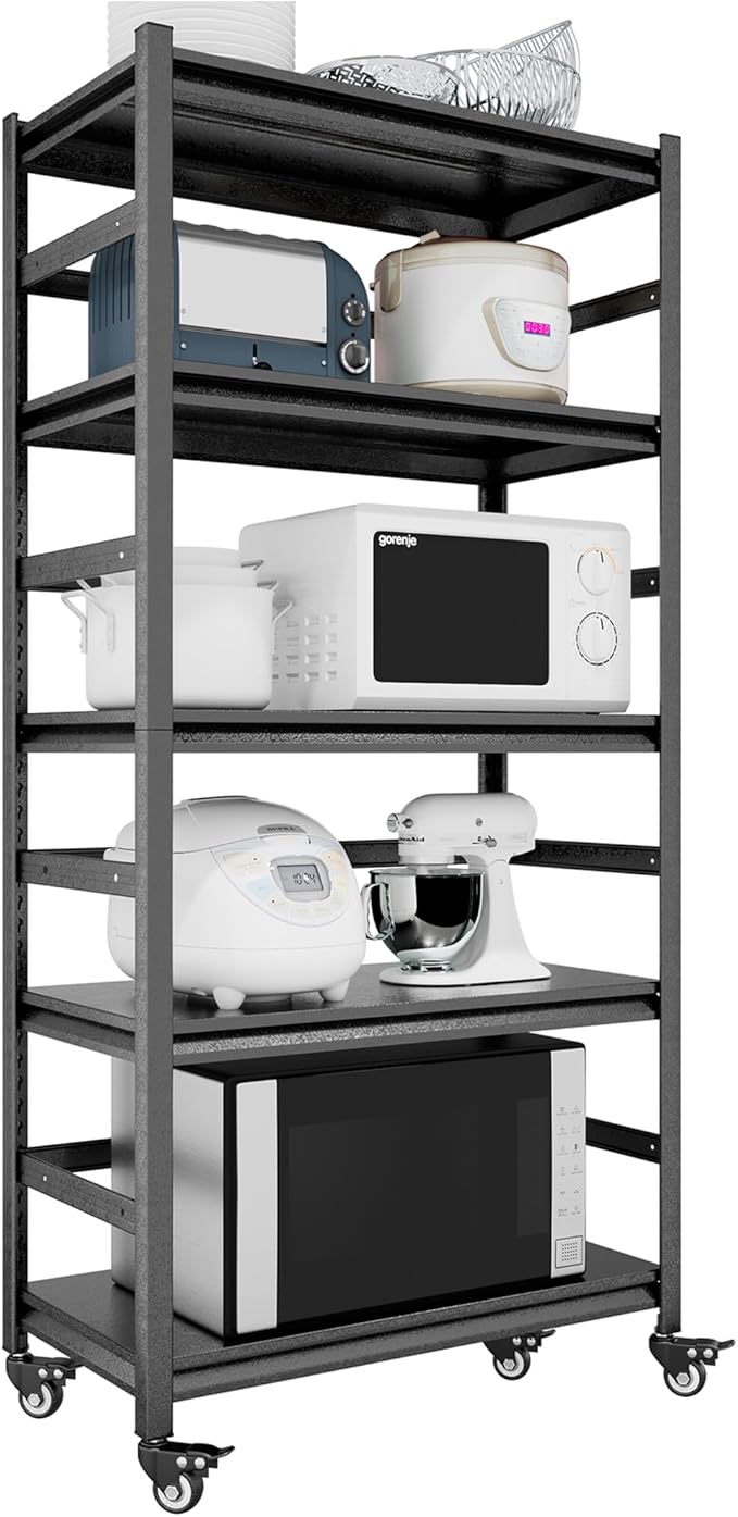 TOPKEY Metal Storage Shelf Garage Storage Shelves, Heavy Duty 5-Tier Utility by Topkey