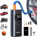 P1 Aluminum Tire Inflator Portable Air Compressor, 3X Faster 150PSI Cordless