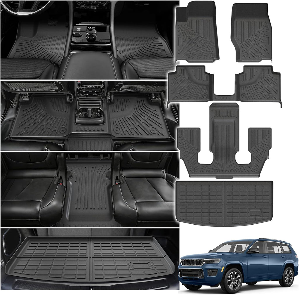 powerty floor mats cargo liner for jeep grand, main product view