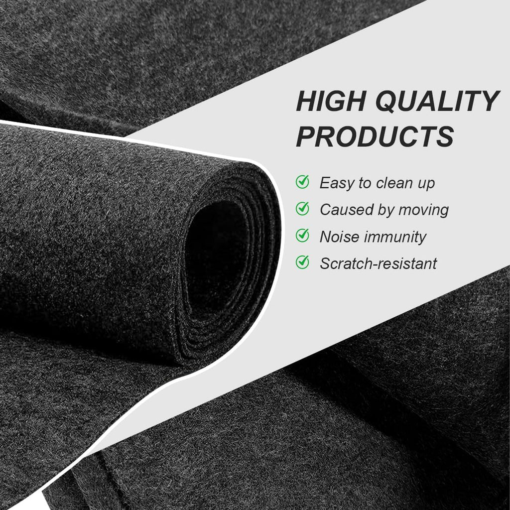 78"x26" Underfelt Carpet for Car, Waterproof Felt Fabric Auto Subwoofer Speaker Carpet Liner, Wear Resistant Interior Carpeting Covers for Truck RV Boat Marine, Car Accessories