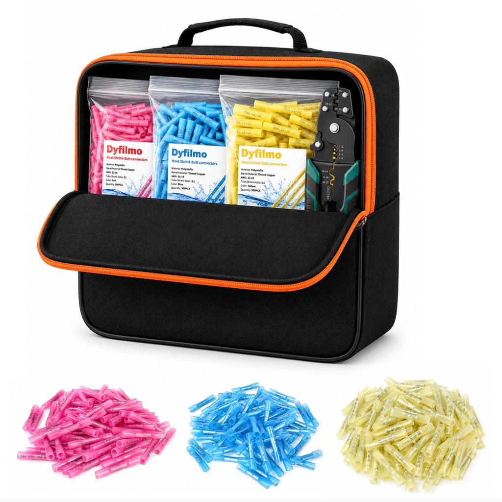 heat shrink butt connectors kit 300 pcs, waterproof, main product view