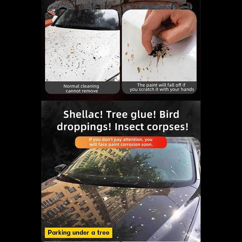 Adhesive Remover Spray Bird – sturdy high-performance Poop Cleaning, sturdy, Car Detail 100ml Supplies, Exterior Cleaner Stickers Tree Sap | Multipurpose Outdoor Indoor Utility compact