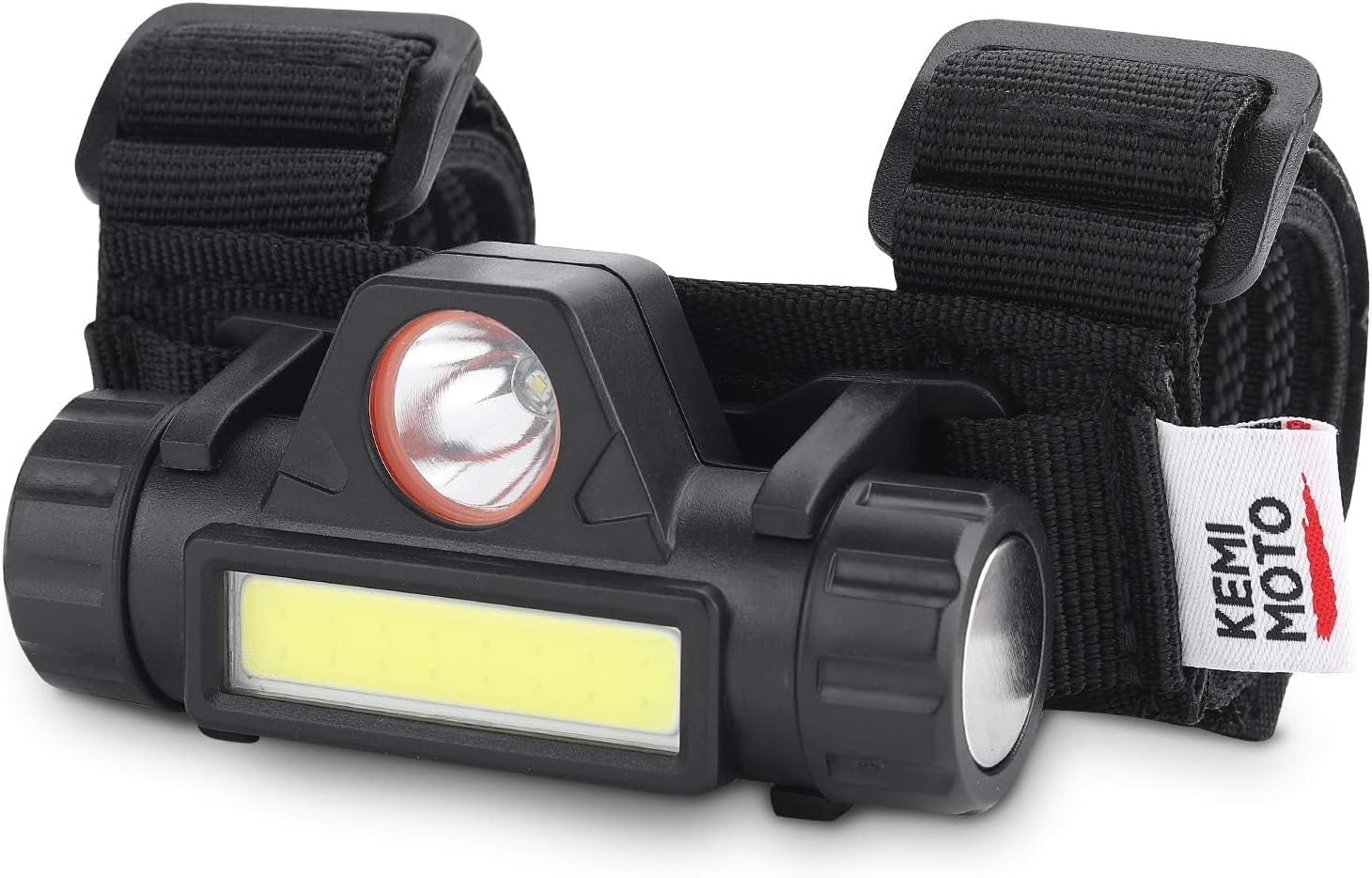 KEMIMOTO UTV Dome Light Roll Bar Cage Mount USB Rechargeable 1-Pack | UTV Interior Lights Two Light Modes Compatible with Polaris RZR Can Am X3 ATV Golf Cart Boat for 1.5 in-2.0 in Roll Cage
