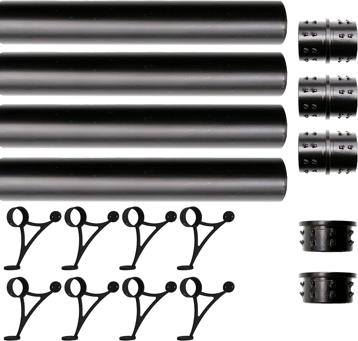 25 ft stainless steel bar foot rail kit, main product view