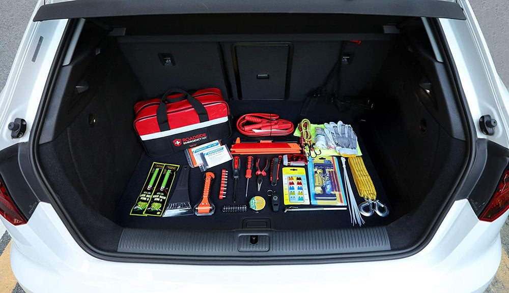Kitgo Car Emergency Kit,Premium Roadside Assistance Essentials with Jumper Ca...