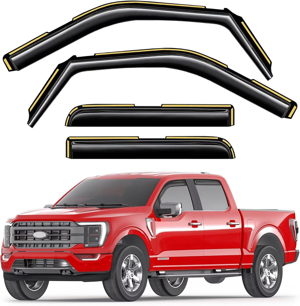 in-Channel Window Rain Guards Fit