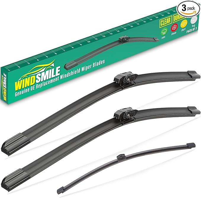 24" 20" 13" Windshield Wiper Blades Replacement by WINDSMILE