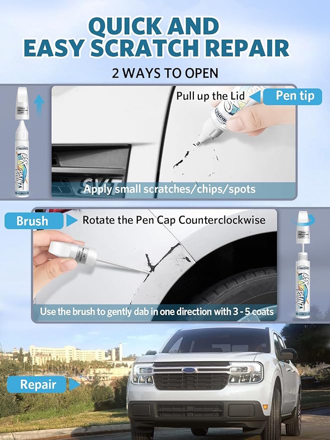 Iconic Silver Metallic Touch Up Paint - Image 6