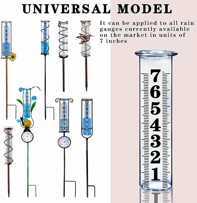 JMBay 7 Inch Plastic Rain Gauge Replacement Tube, Upgrade Freeze Proof Outdoor - Image 3