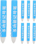 8pcs Tire Marker White Crayon: Wax Chalk Crayon - Water, Grease Resistant Pens for Lumber Construction, Tires, Plastic, Wood, Metal