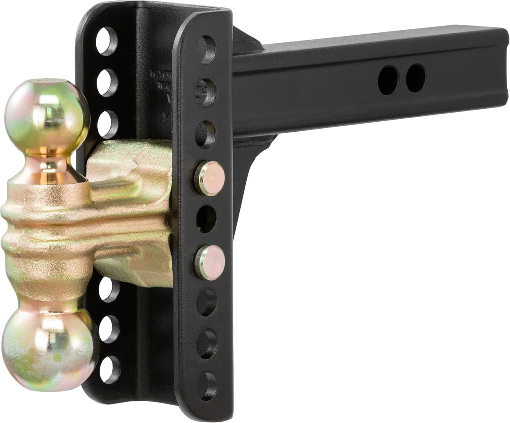 CURT Manufacturing 45900 Channel-Style Adjuastable Dual Ball Mount
