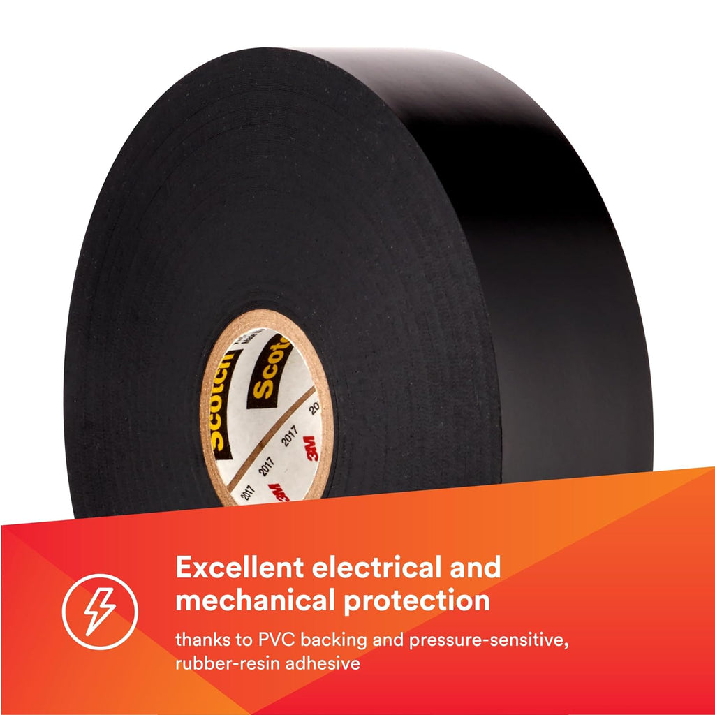 3m scotch electrical tape super 88, 3/4 in shown in use