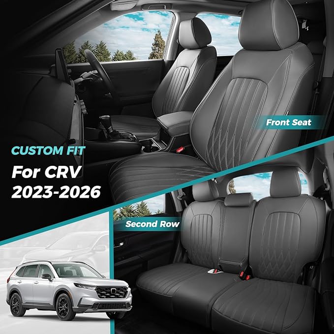 Seat Covers for Honda CRV 2023 2024 2025 2026 EX/EXL/LX/Sport/Touring/Special - Image 2