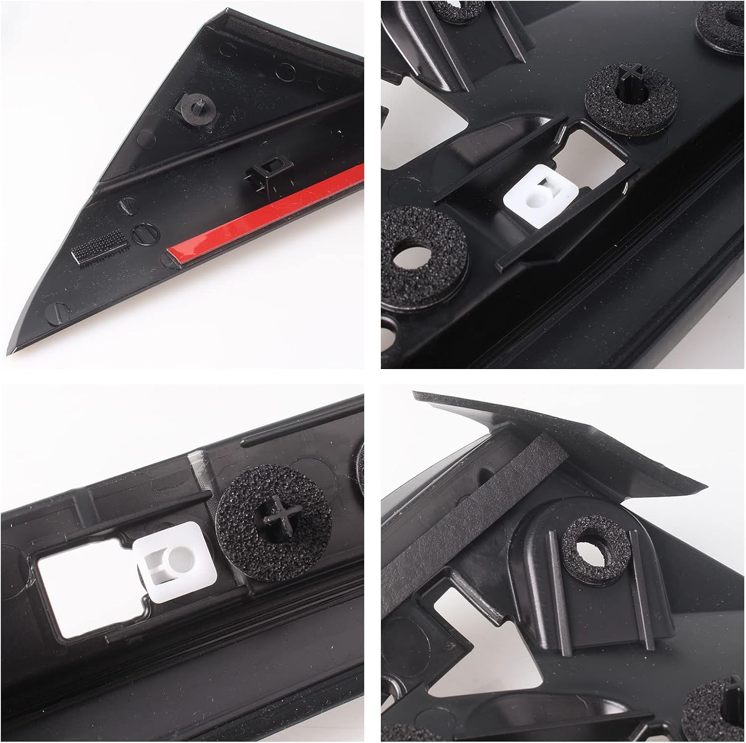 Windshield A-Pillar Molding Trim Kit Right Passenger Side Compatible with 2011-2019 Ford Explorer Replaces: 926-451, BB5Z-7803136-AA, BB5Z7803136AB, BB5Z7803136BA