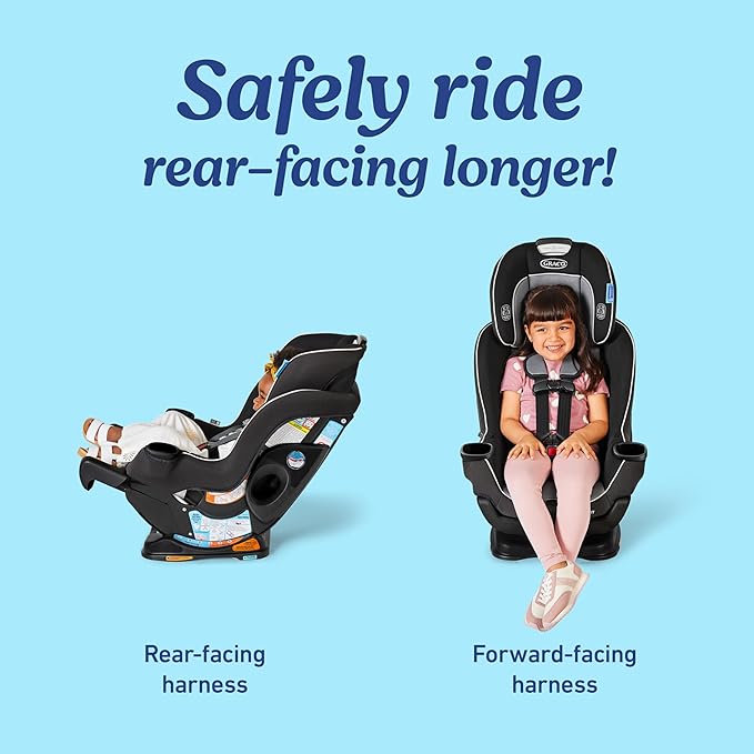 Graco Extend2Fit Convertible Baby Car Seat, Rear and Forward Facing, Adjustable - Image 2