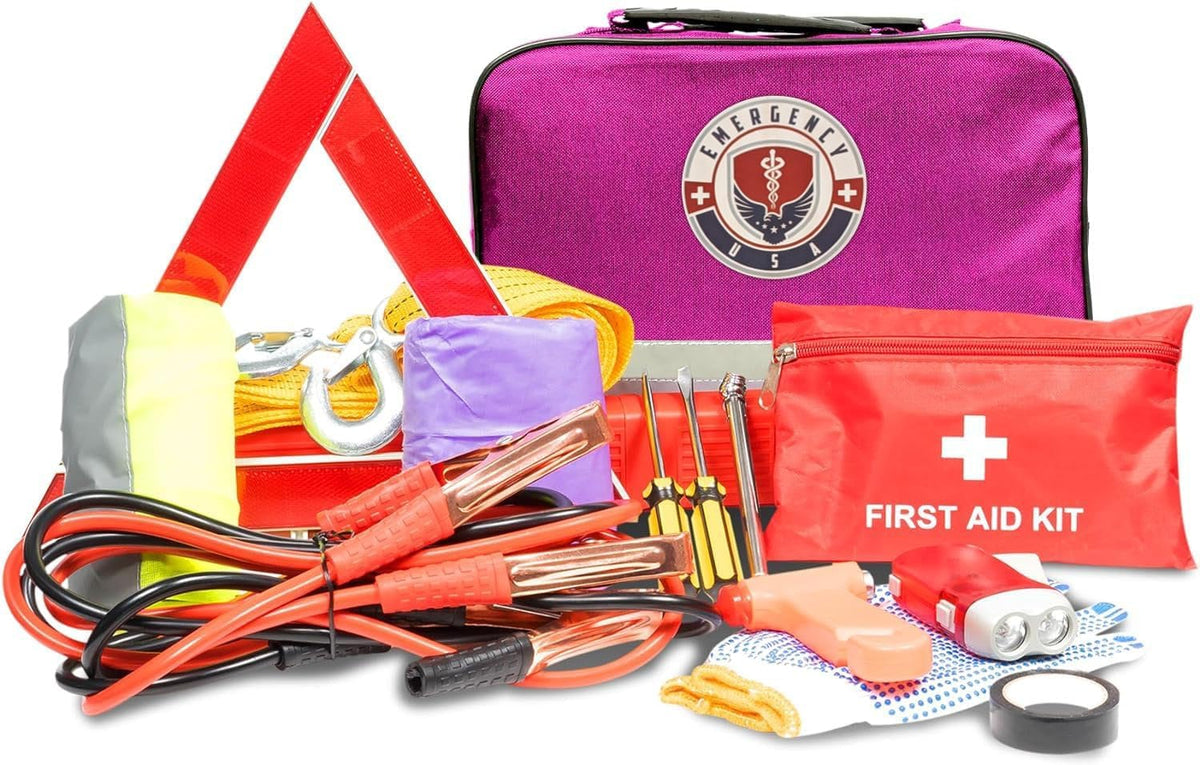 roadside assistance emergency car kit - first aid, main product view