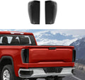 CheroCar Smoked Black Tail Light Cover Trim, Rear Taillight Guard Bezel Decoration Accessories for 2019-2026 GMC Sierra
