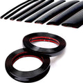 16Ft Glossy Black Automotive Car Exterior and Interior Molding Trim Universal Bumper Window Door Body Side Decorative Strip Scratch-Proof (1 inch (25mm))