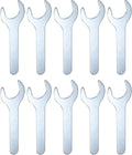 HARFINGTON 10pcs Small Wrench Open End Wrench 28x135x2.8mm Metric U-Shaped by HARFINGTON