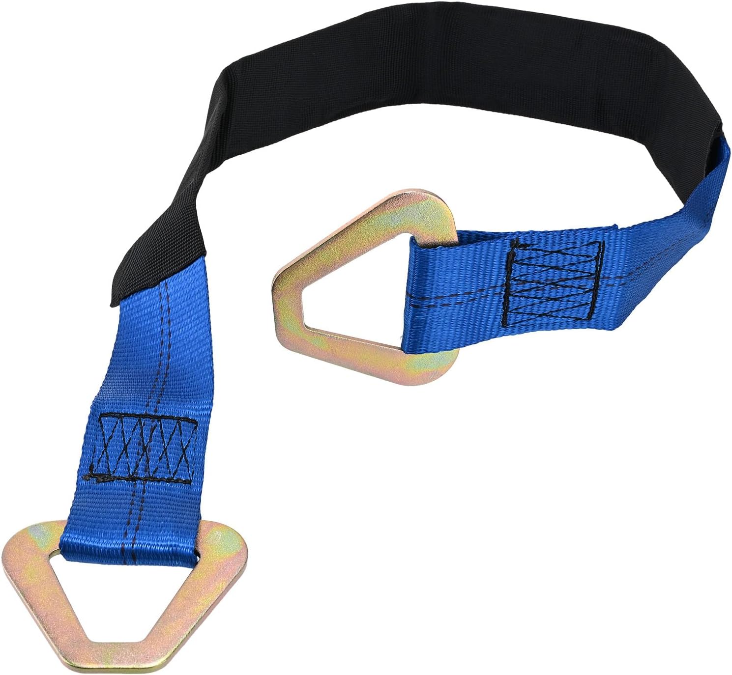 Axle Straps 10000 Lbs Break Strength 3335 Lbs Working Load Blue Car Axle Straps for Race Car Hauler Tow Truck 4x4 Off-Road,4 Pack (2 Inch by 36 Inch)
